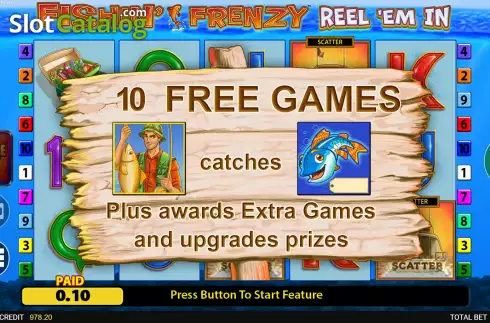 Οθόνη8. Fishin' Frenzy Reel 'Em In Fortune Play Κουλοχέρης