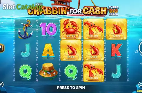 Οθόνη3. Crabbin' For Cash Extra Big Catch Κουλοχέρης