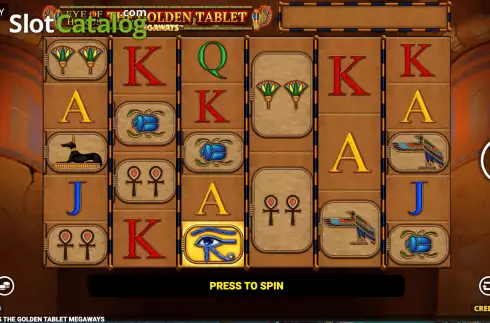 Οθόνη3. Eye Of Horus The Golden Tablet Megaways Κουλοχέρης