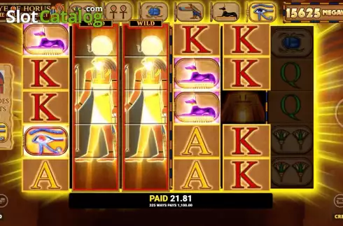 Οθόνη5. Eye Of Horus The Golden Tablet Megaways Κουλοχέρης