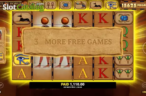 Οθόνη6. Eye Of Horus The Golden Tablet Megaways Κουλοχέρης