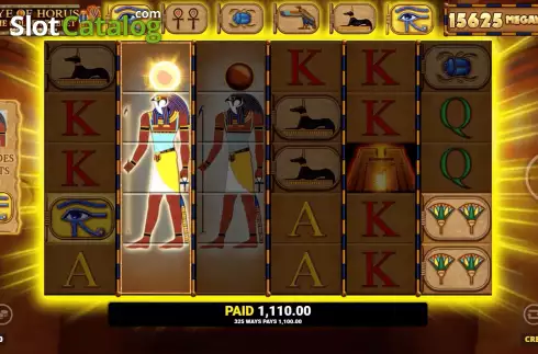 Οθόνη7. Eye Of Horus The Golden Tablet Megaways Κουλοχέρης