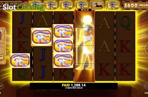 Οθόνη8. Eye Of Horus The Golden Tablet Megaways Κουλοχέρης