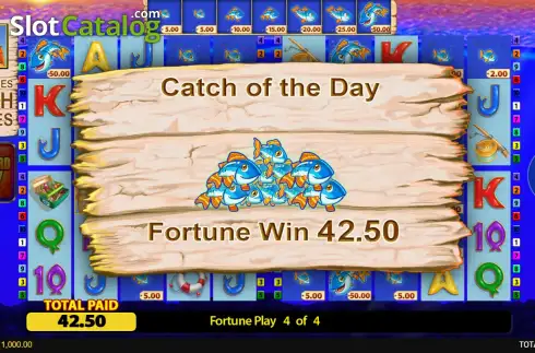 Οθόνη3. Fishin' Frenzy Reel Time Fortune Play Κουλοχέρης