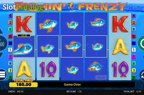 Οθόνη4. Fishin' Frenzy Κουλοχέρης