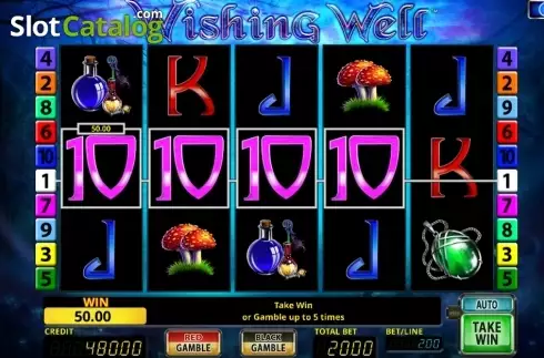 Οθόνη3. Wishing Well (Reel Time Gaming) Κουλοχέρης