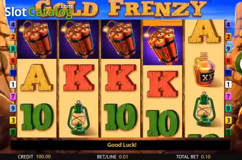 Οθόνη3. Gold Frenzy Κουλοχέρης 