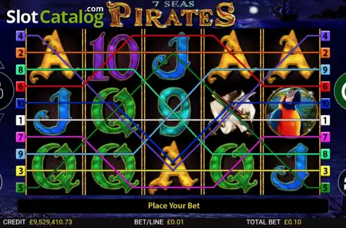 Οθόνη3. 7 Seas Pirates (Reel Time Gaming) Κουλοχέρης