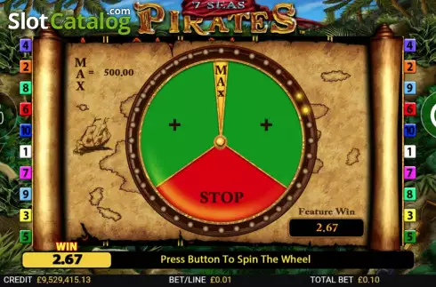 Οθόνη4. 7 Seas Pirates (Reel Time Gaming) Κουλοχέρης