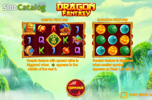 Οθόνη2. Dragon Fantasy Κουλοχέρης 