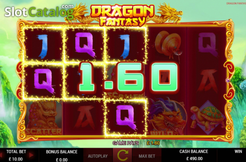 Οθόνη4. Dragon Fantasy Κουλοχέρης 