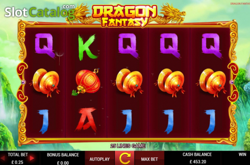 Οθόνη3. Dragon Fantasy Κουλοχέρης 