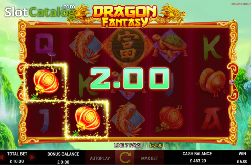 Οθόνη5. Dragon Fantasy Κουλοχέρης 