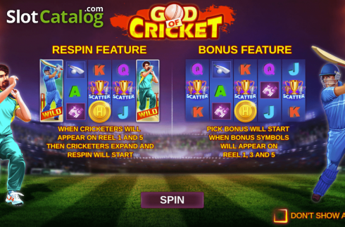 Οθόνη2. God of Cricket Κουλοχέρης