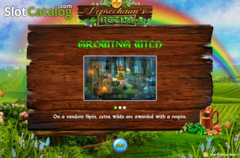 Οθόνη2. Leprechaun Reels Κουλοχέρης 