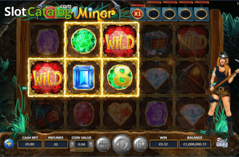 Οθόνη4. Gem Miner (ReelNRG) Κουλοχέρης