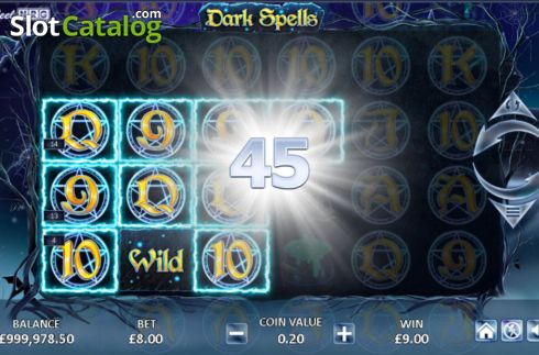 Οθόνη5. Dark Spells Κουλοχέρης 