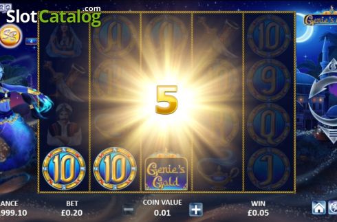 Οθόνη4. Genie’s Gold Κουλοχέρης