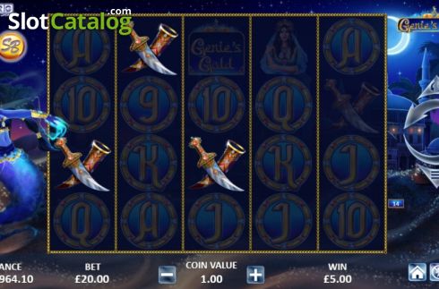 Οθόνη5. Genie’s Gold Κουλοχέρης