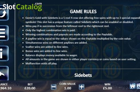 Οθόνη6. Genie’s Gold Κουλοχέρης