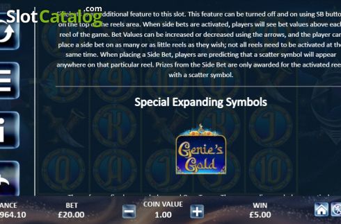 Οθόνη8. Genie’s Gold Κουλοχέρης
