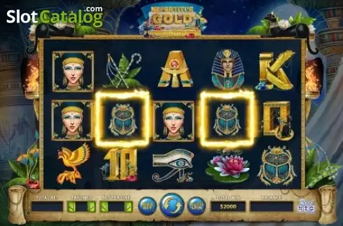 Οθόνη4. Nefertiti's Gold Κουλοχέρης 