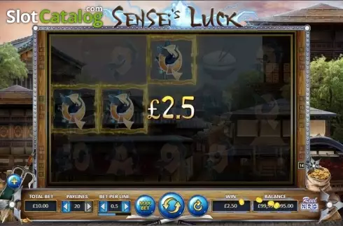 Οθόνη6. Sensei's Luck Κουλοχέρης