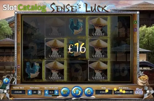 Οθόνη7. Sensei's Luck Κουλοχέρης