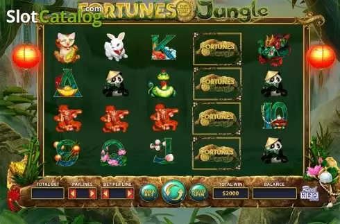 Οθόνη3. Fortunes of the Jungle Κουλοχέρης