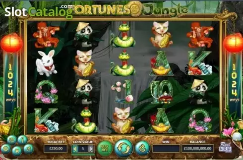 Οθόνη4. Fortunes of the Jungle Κουλοχέρης