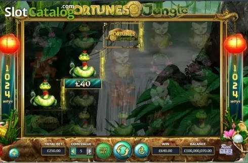 Οθόνη5. Fortunes of the Jungle Κουλοχέρης