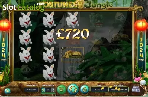 Οθόνη6. Fortunes of the Jungle Κουλοχέρης