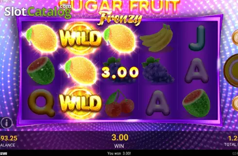 Οθόνη4. Sugar Fruit Frenzy Κουλοχέρης