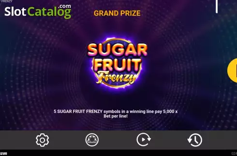 Οθόνη9. Sugar Fruit Frenzy Κουλοχέρης