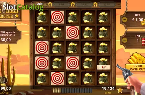 Οθόνη4. Gold Rush Shooter Κουλοχέρης