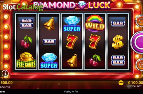 Οθόνη2. Diamond Luck Κουλοχέρης