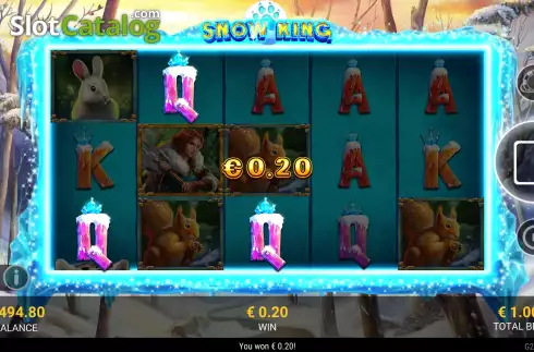 Οθόνη3. Snow King Κουλοχέρης