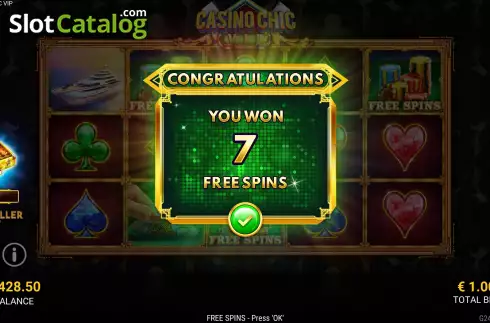 Οθόνη5. Casino Chic VIP Κουλοχέρης