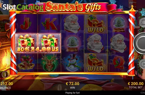 Οθόνη4. Santas Gifts (Reevo) Κουλοχέρης