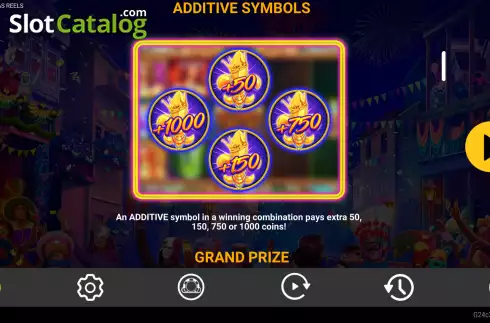 Οθόνη8. Mardi Gras Reels Κουλοχέρης