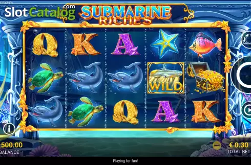 Οθόνη2. Submarine Riches Κουλοχέρης