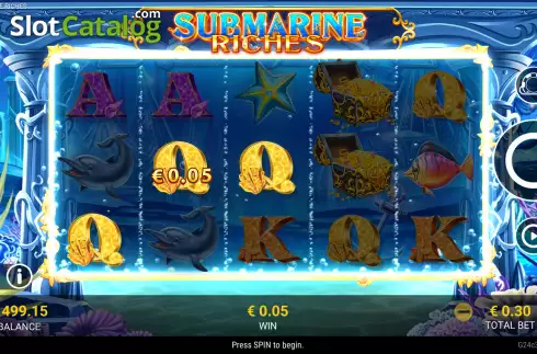 Οθόνη3. Submarine Riches Κουλοχέρης