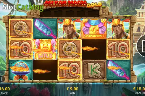Οθόνη3. Mayan Magic Gold Κουλοχέρης