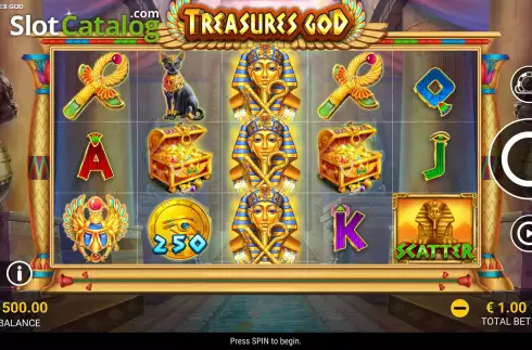Οθόνη2. Treasures God Κουλοχέρης