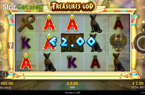 Οθόνη3. Treasures God Κουλοχέρης