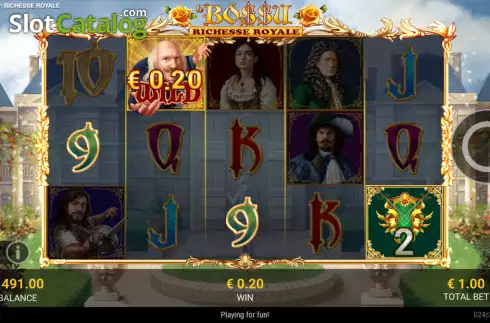 Οθόνη3. Le BoSSu Richesse Royale Κουλοχέρης