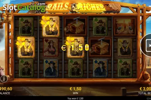 Οθόνη3. Rails & Riches Κουλοχέρης