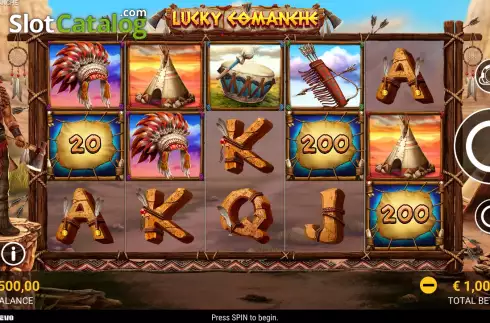 Οθόνη2. Lucky Comanche Κουλοχέρης