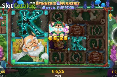 Οθόνη3. Spinnerix and Winnerix Wild Puppix Κουλοχέρης