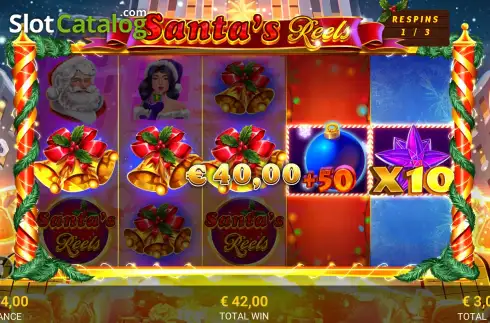 Οθόνη3. Santa’s Reels (Reevo) Κουλοχέρης 